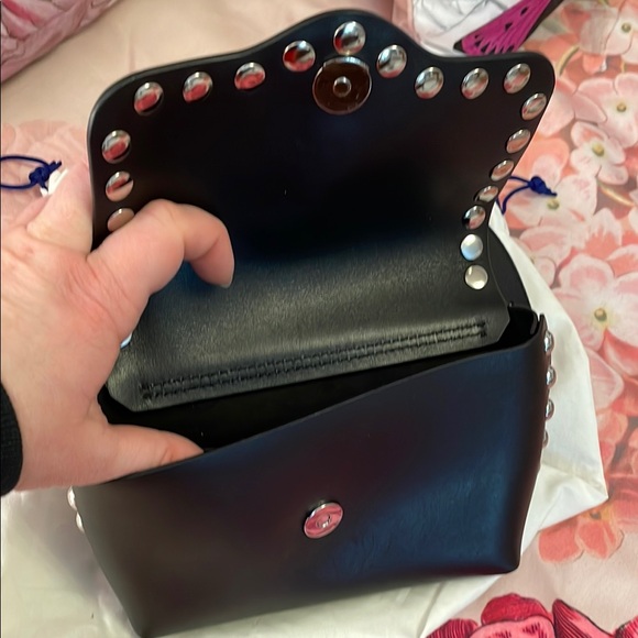 Rebecca Minkoff Black Studded Women's Bag - Picture 4 of 5